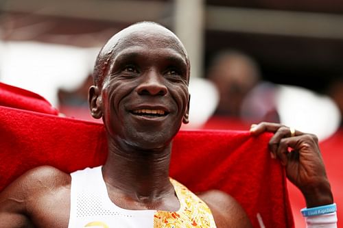 Kipchoge at Virgin Money London Marathon