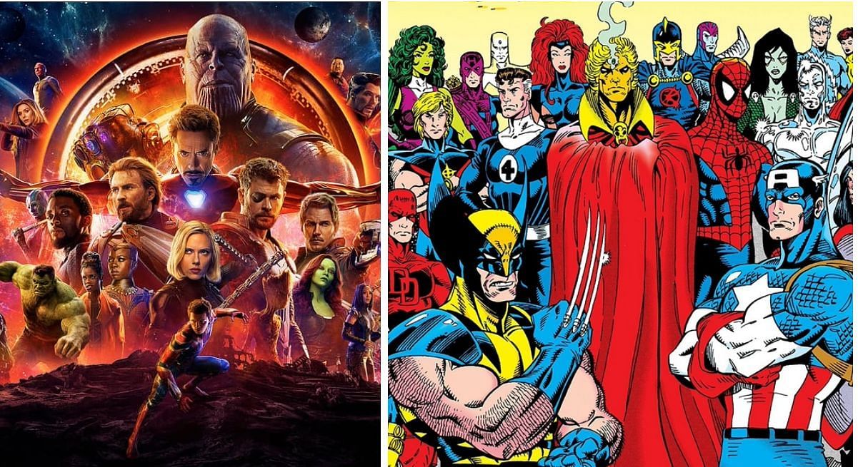 Comic vs. movie (Image via Sportskeeda)