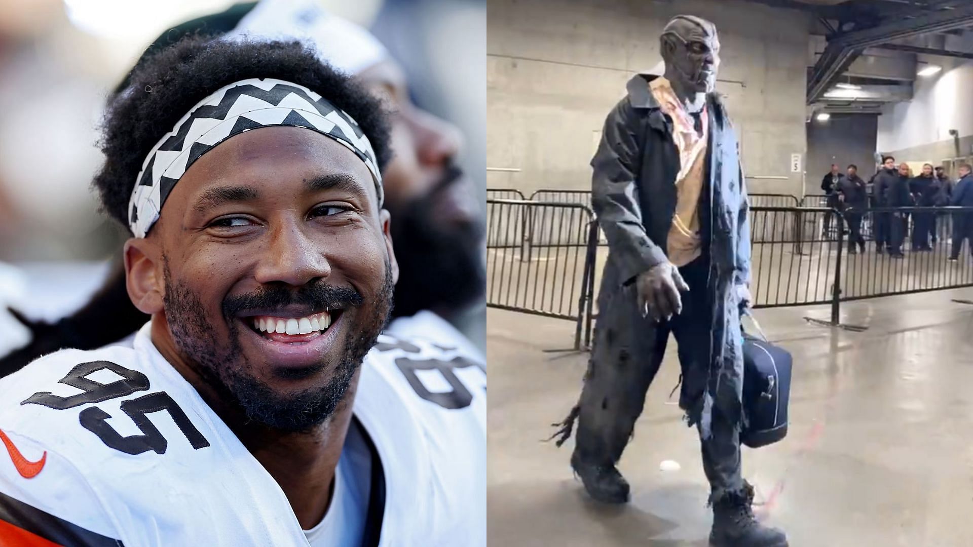 Myles Garrett’s Halloween costume ahead of game vs Seahawks has NFL