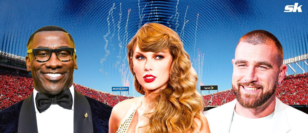 Shannon Sharpe believes that Travis Kelce will break his record if Taylor Swift continues to attend his games. 
