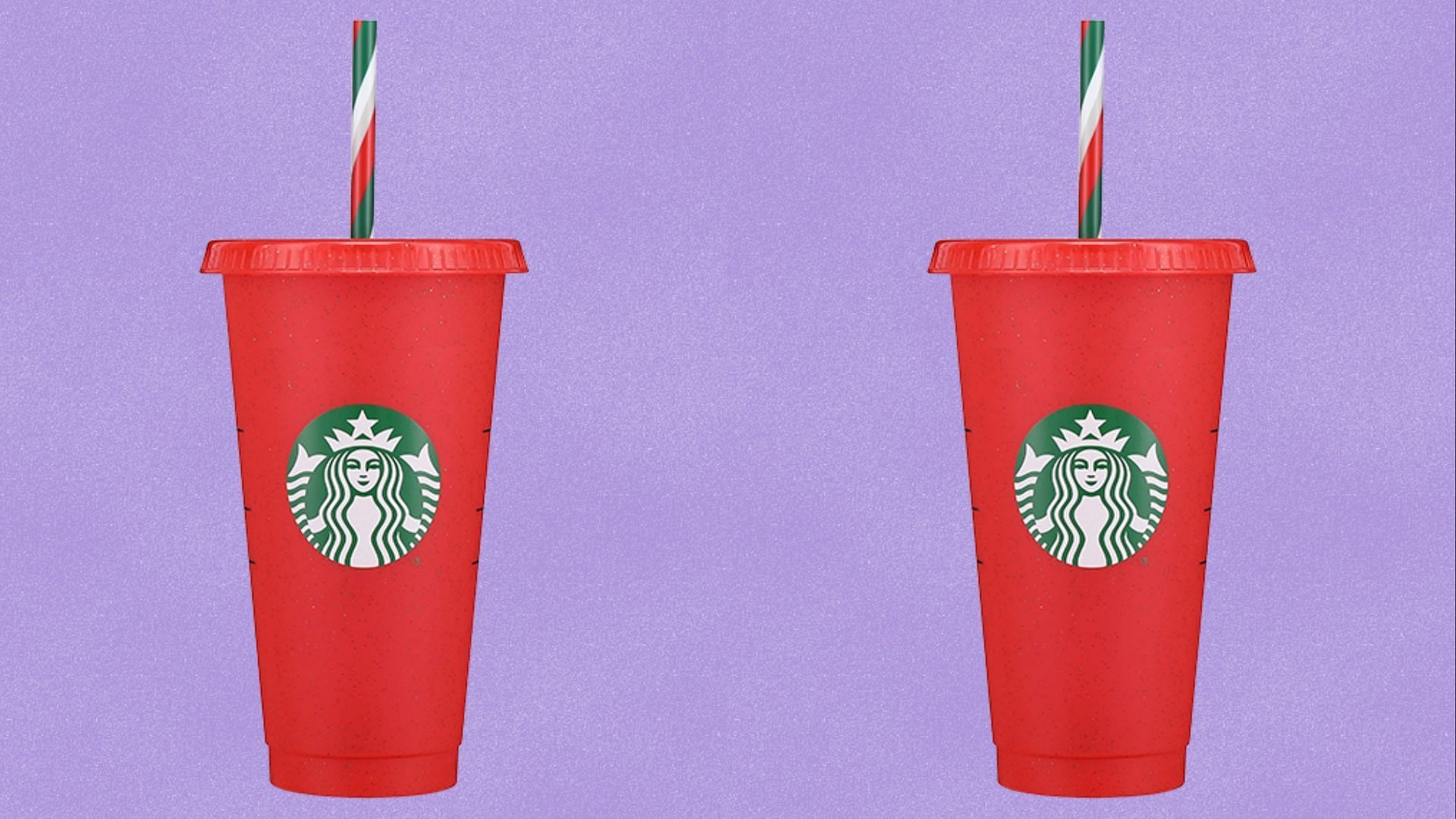 Glitter Red Cold Cup (Image via Starbucks)
