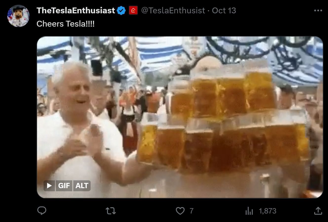 Users welcomed the beer with open arms (Image via X)