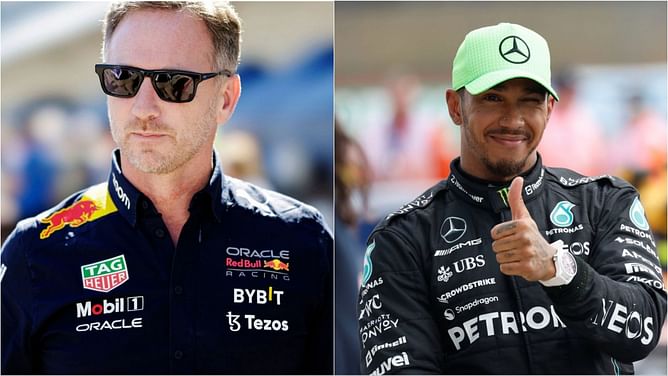 "He was questioning the validity of Max’s teammate only a few weeks ago" - Christian Horner on Lewis Hamilton's comments about Sergio Perez