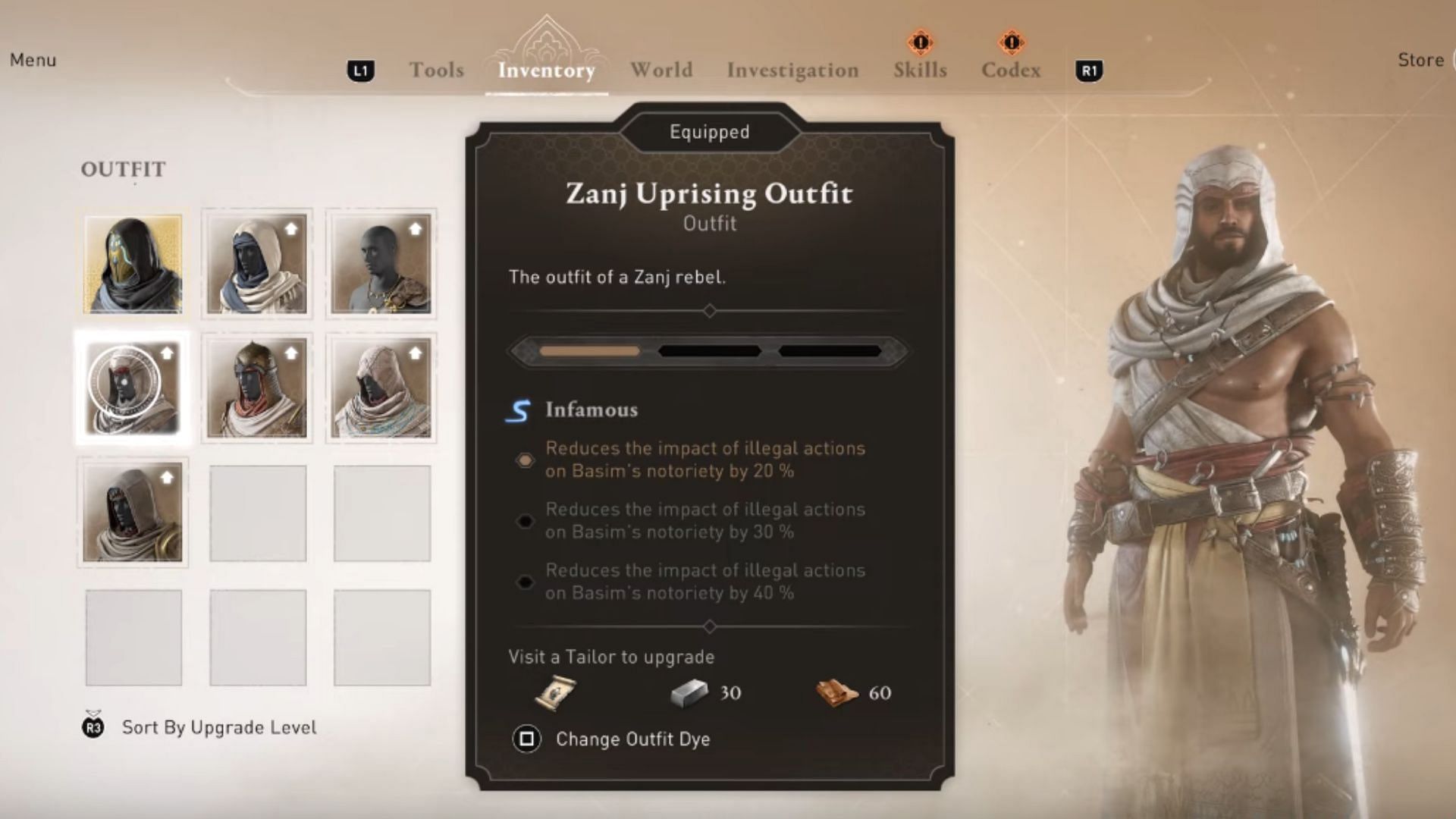 Zanj Uprising outfit (Image via Ubisoft)