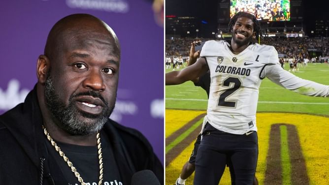 Shedeur Sanders' "Watch 2 go Brady mode" sound bite gets Shaquille O'Neal to post it to his 34,000,000 followers