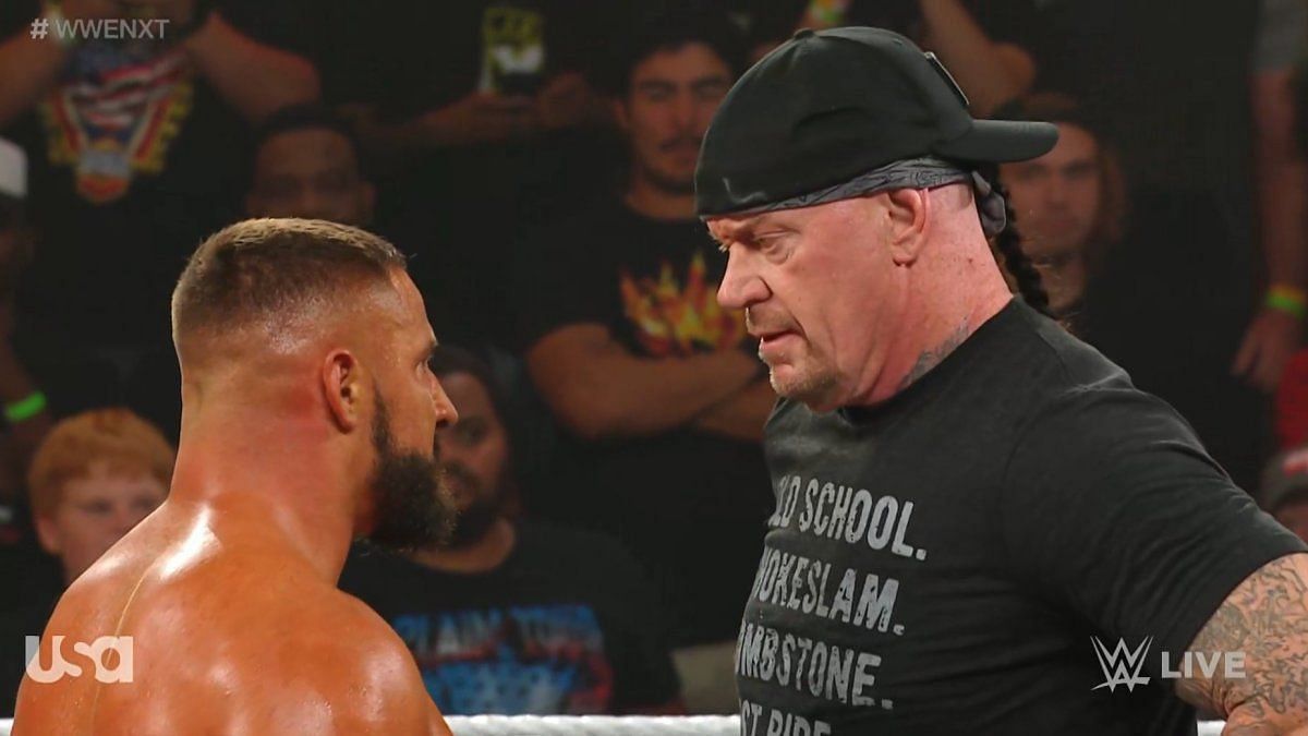 The Undertaker showed up on NXT recently.