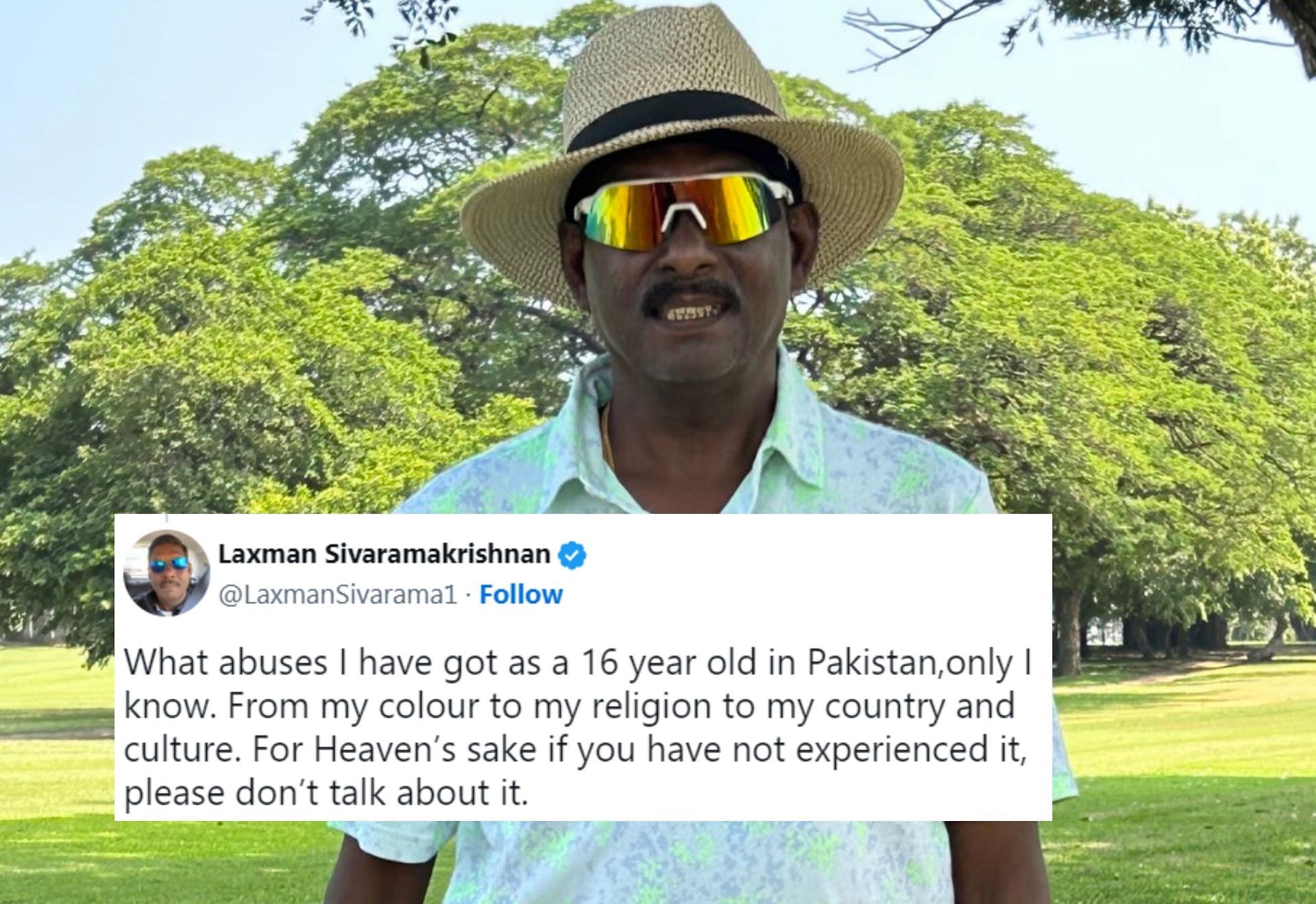 Laxman Sivaramakrishnan opens up about his experience of playing in Pakistan.