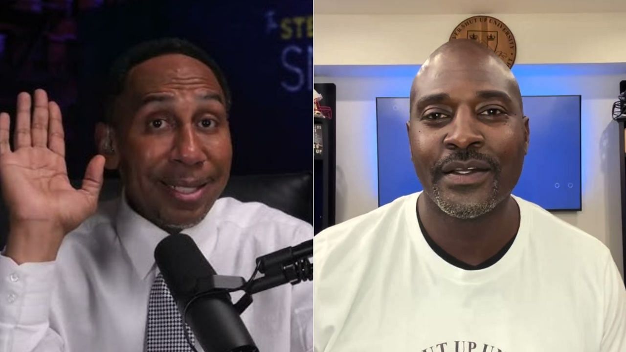 Stephen A. Smith and Marcellus Wiley (Photos: Stephen A. Smith/YouTube and Marcellus Wiley/X)