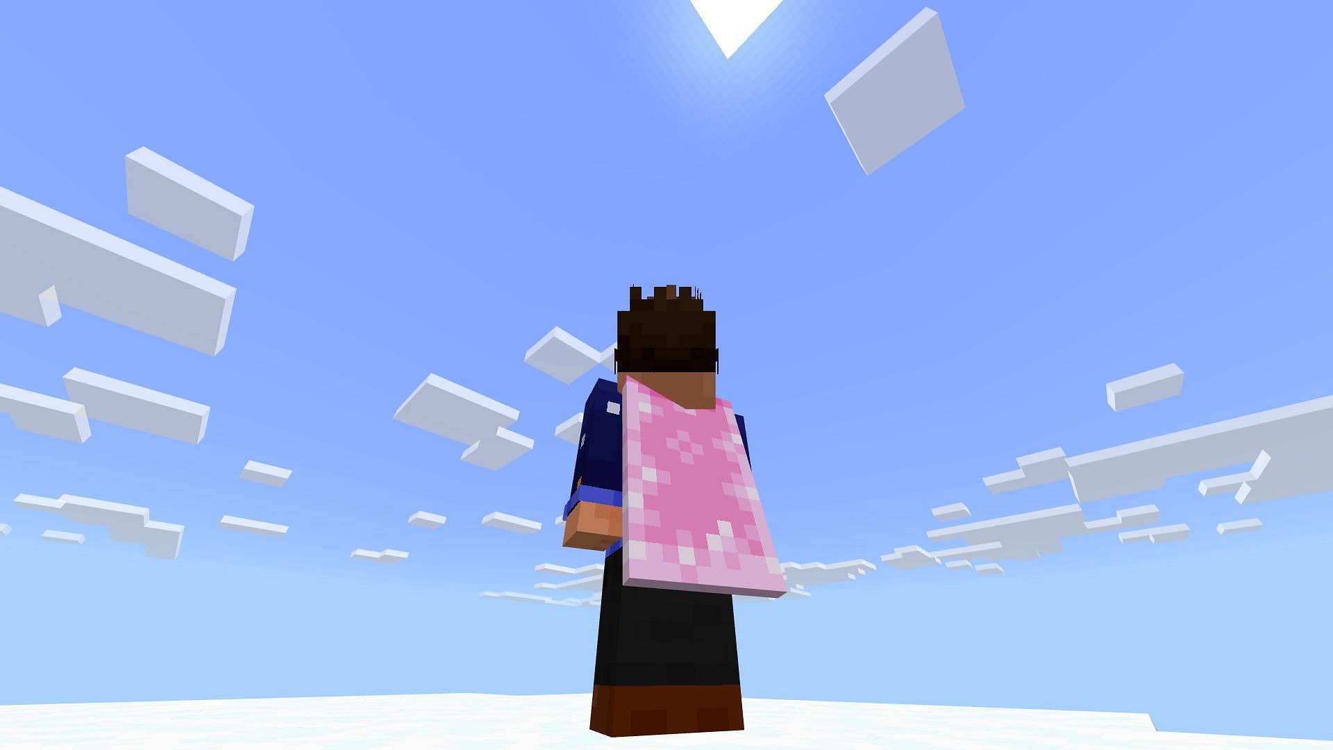 Mojang rolling out new cherry blossom cape for Minecraft Bedrock and Java Edition (Image via Mojang)