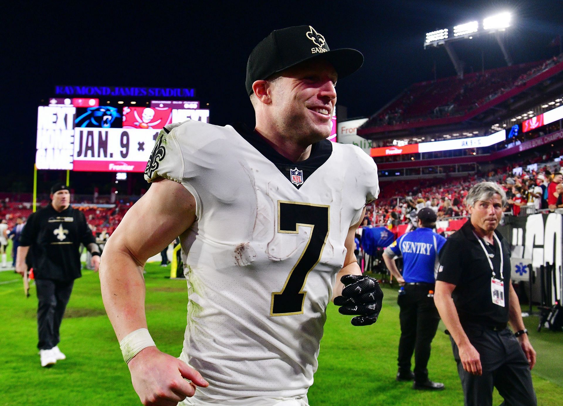 Taysom Hill at New Orleans Saints v Tampa Bay Buccaneers