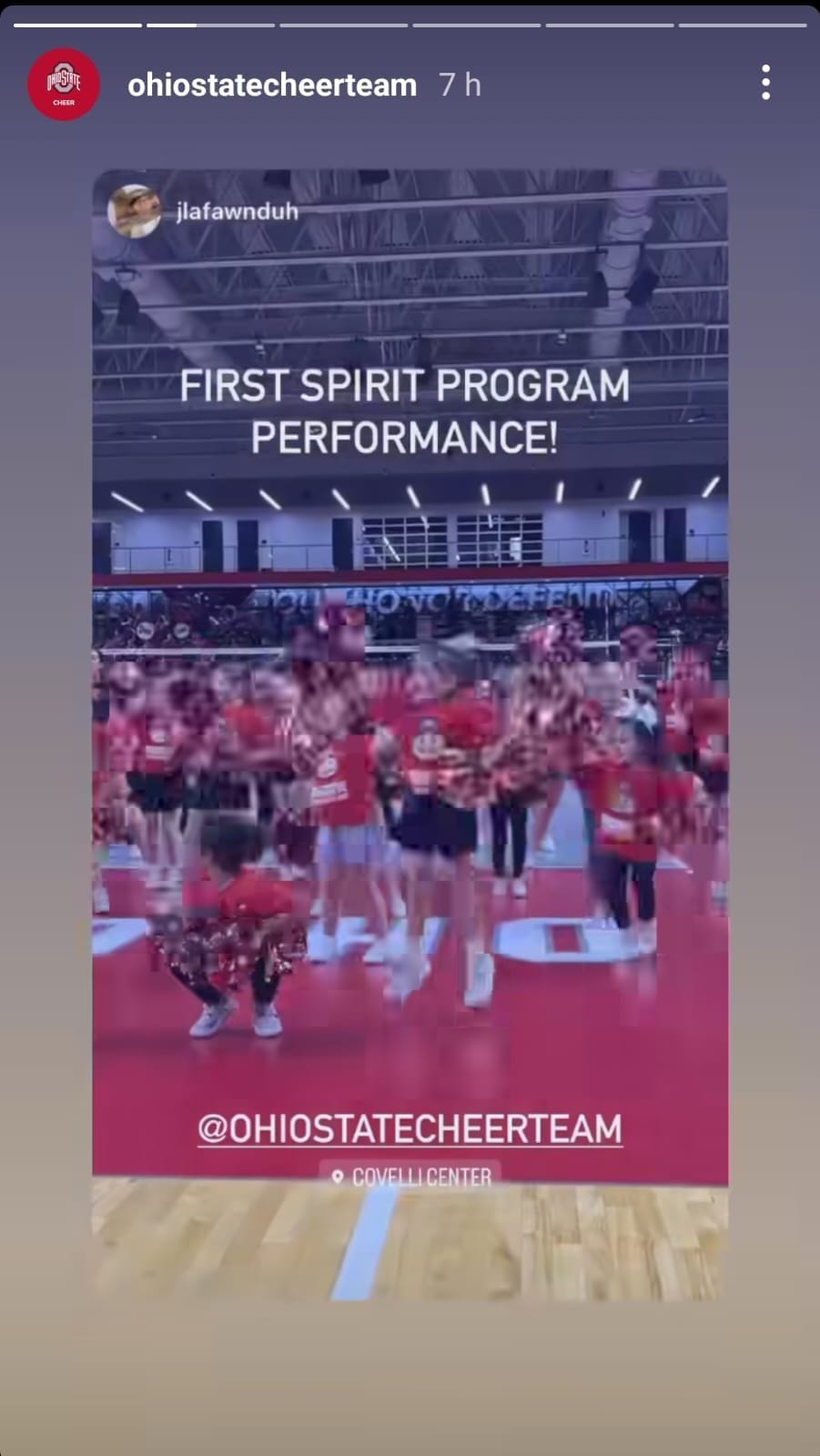 Ohio State cheerleading team Ohio State’s cheerleading team is going viral for all the right