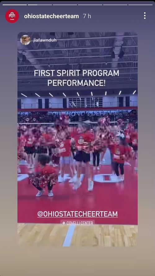 Credit: Ohio State cheer squad IG