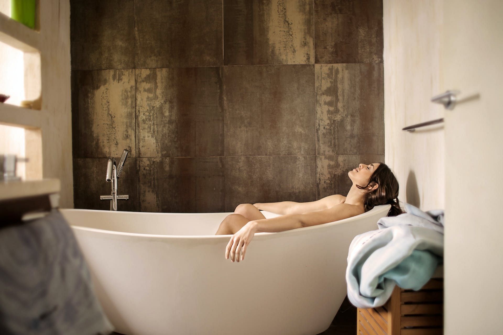 A shower can help you relax (Image via Pexels/Andrea Piacquadio)
