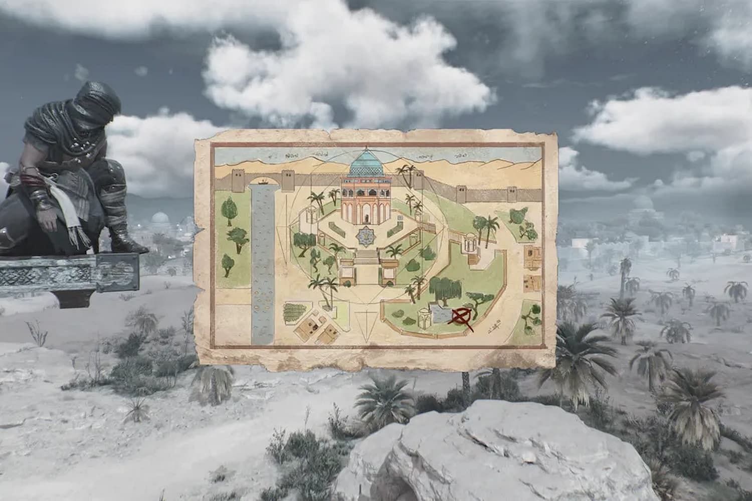 Delight by the Dome enigma clue (Image via Ubisoft)