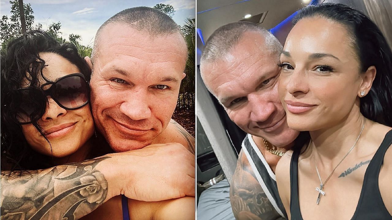 Randy Orton with his wife Kim Marie