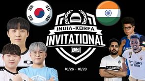 BGMI India vs South Korea Invitational event: All qualified teams and dates revealed