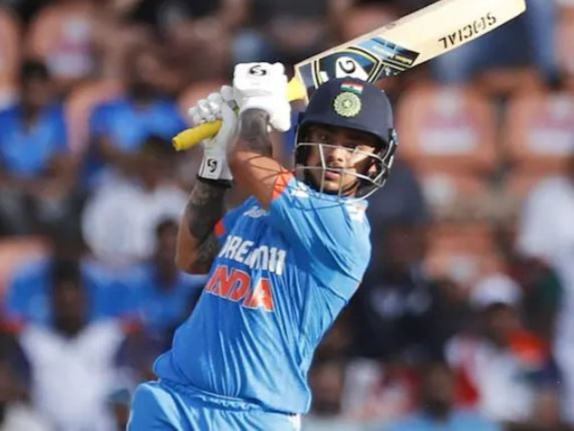 Kishan opened the batting for India in the opening two games of the tournament