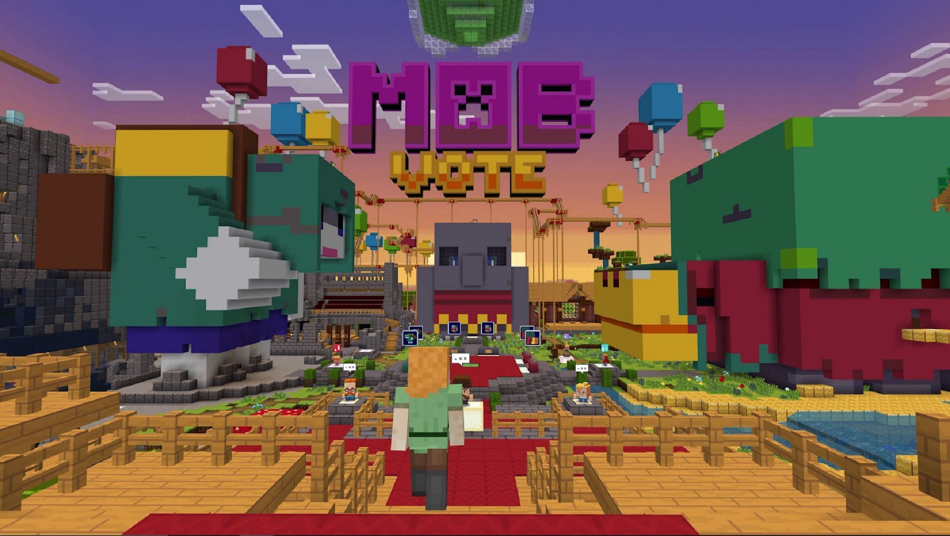 Some Minecraft players have pushed to end the Mob Vote tradition on social media (Image via Mojang)