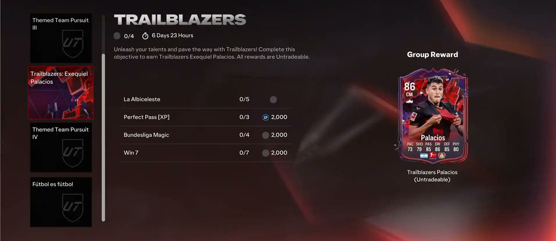 A new Trailblazers item is available in Ultimate Team (Image via EA Sports)