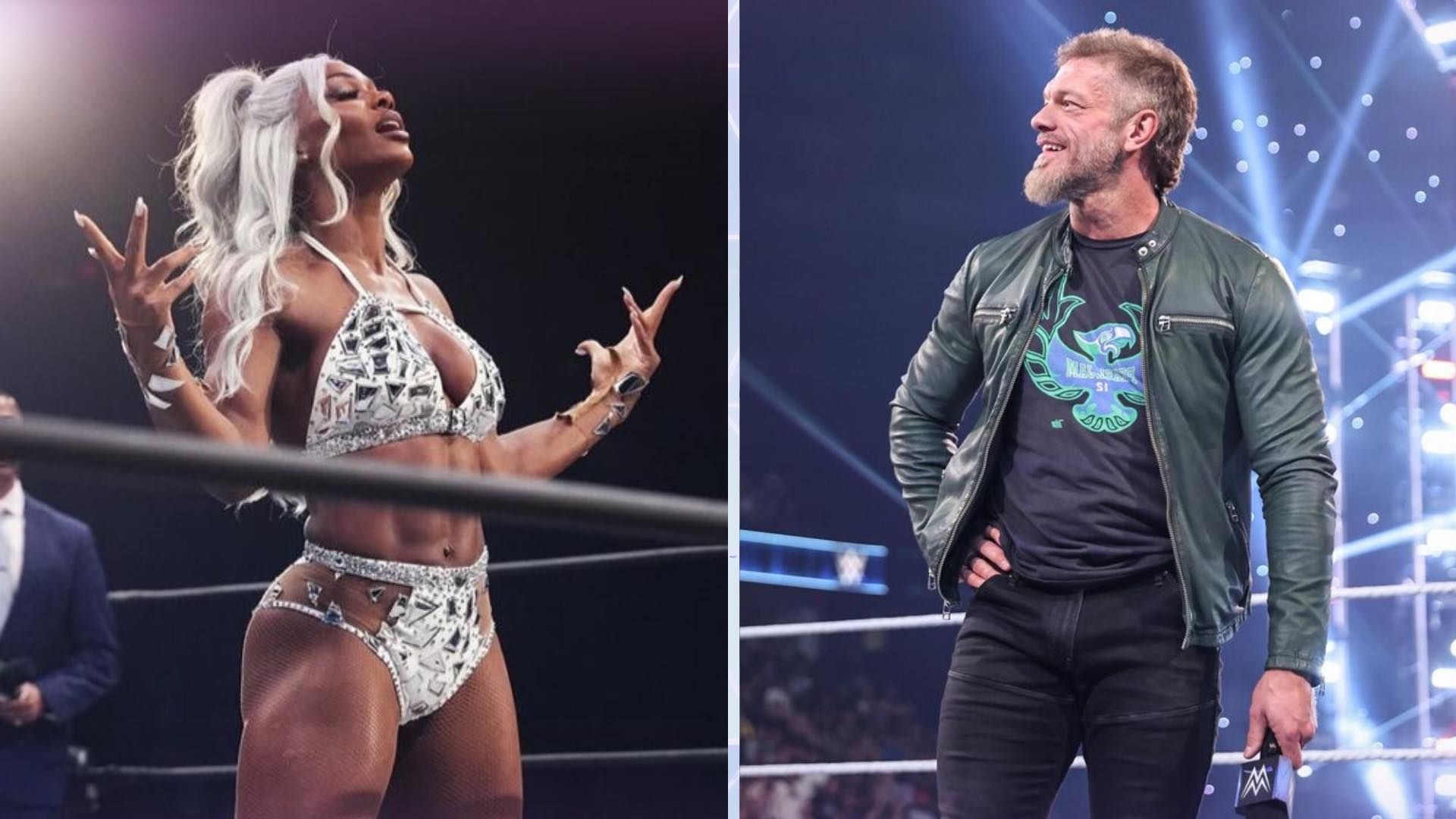 Jade Cargill and Edge have swapped places in WWE and AEW