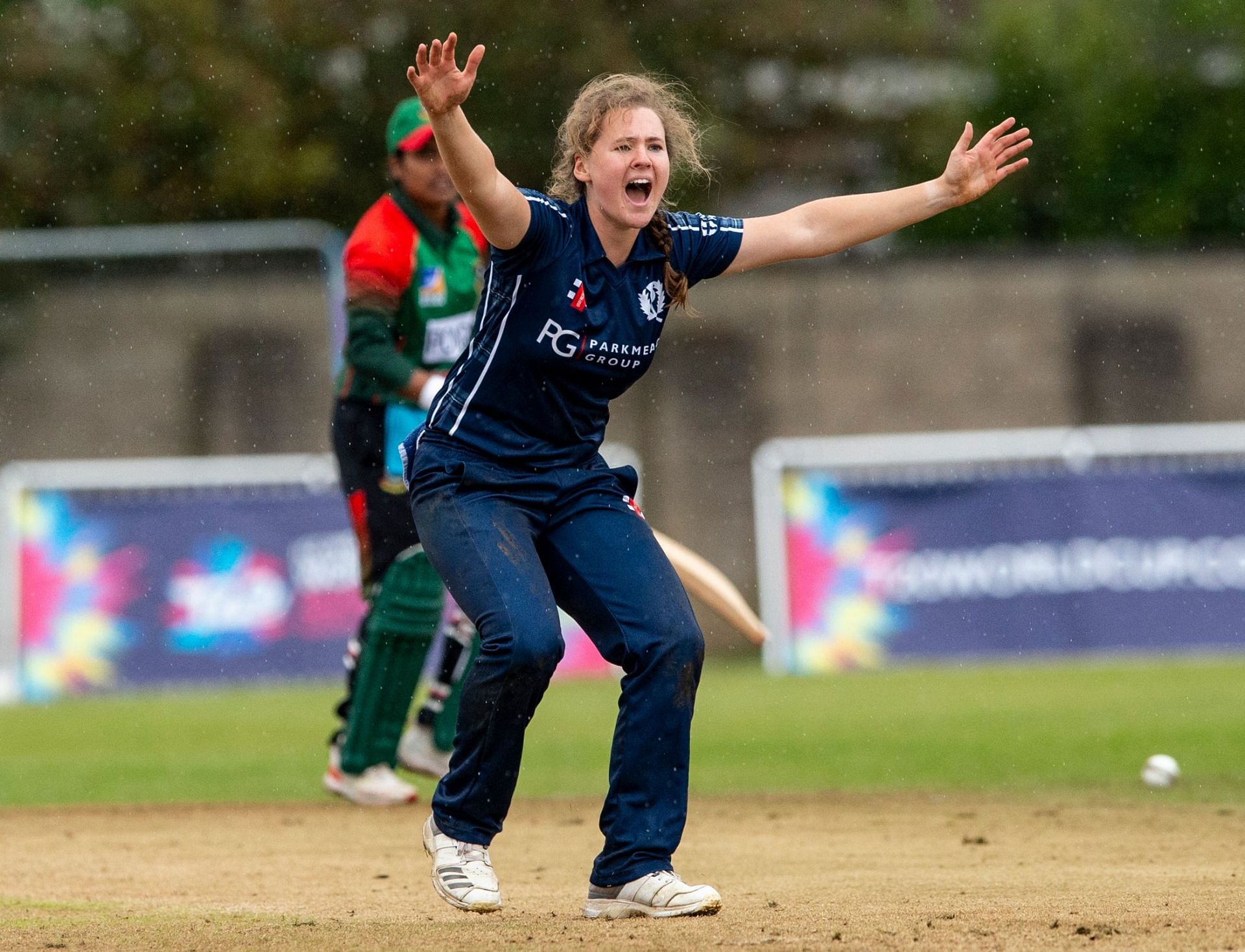 Kathryn Bryce in action (Image Courtesy: Cricket Scotland)