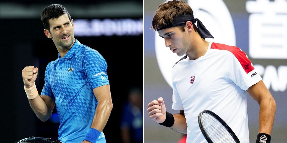 Novak Djokovic vs Tomas Martin Etcheverry is one of the second-roumd matches at the 2023 Paris Masters.