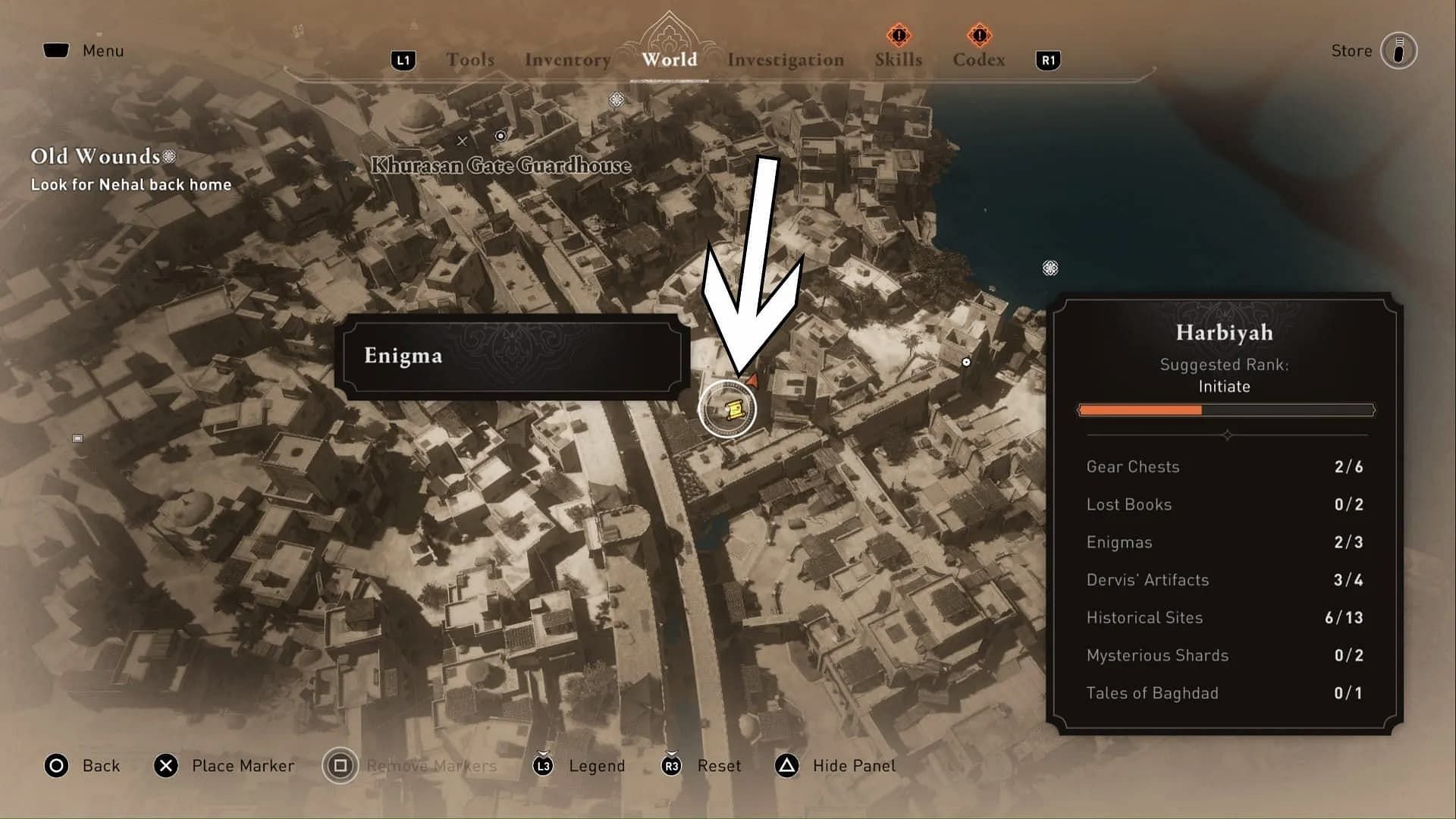 The Enigma is located here (Image via Ubisoft)