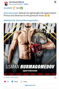 Usman Nurmagomedov. Source: Sportskeeda MMA