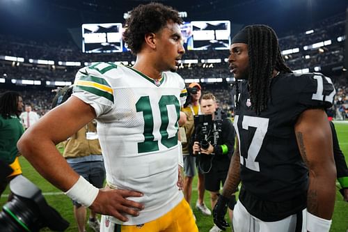 Jordan Love during Green Bay Packers vs. Las Vegas Raiders