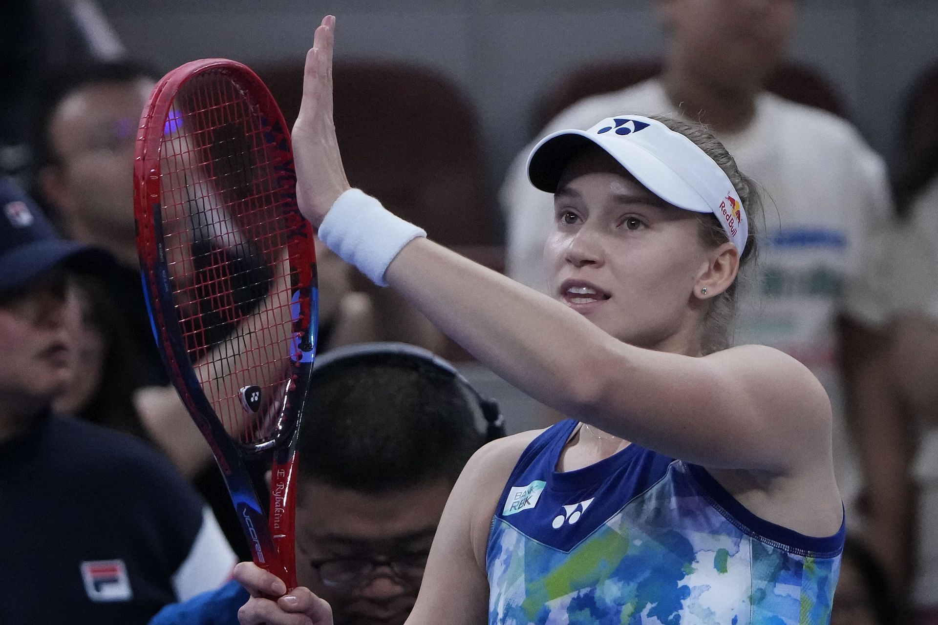 Elena Ryvbakina pictured at the 2023 China Open