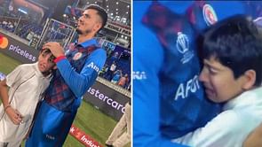 “It’s not Afghani boy it’s one young Indian boy” – Mujeeb Ur Rahman on viral video after Afghanistan's win over England in 2023 World Cup