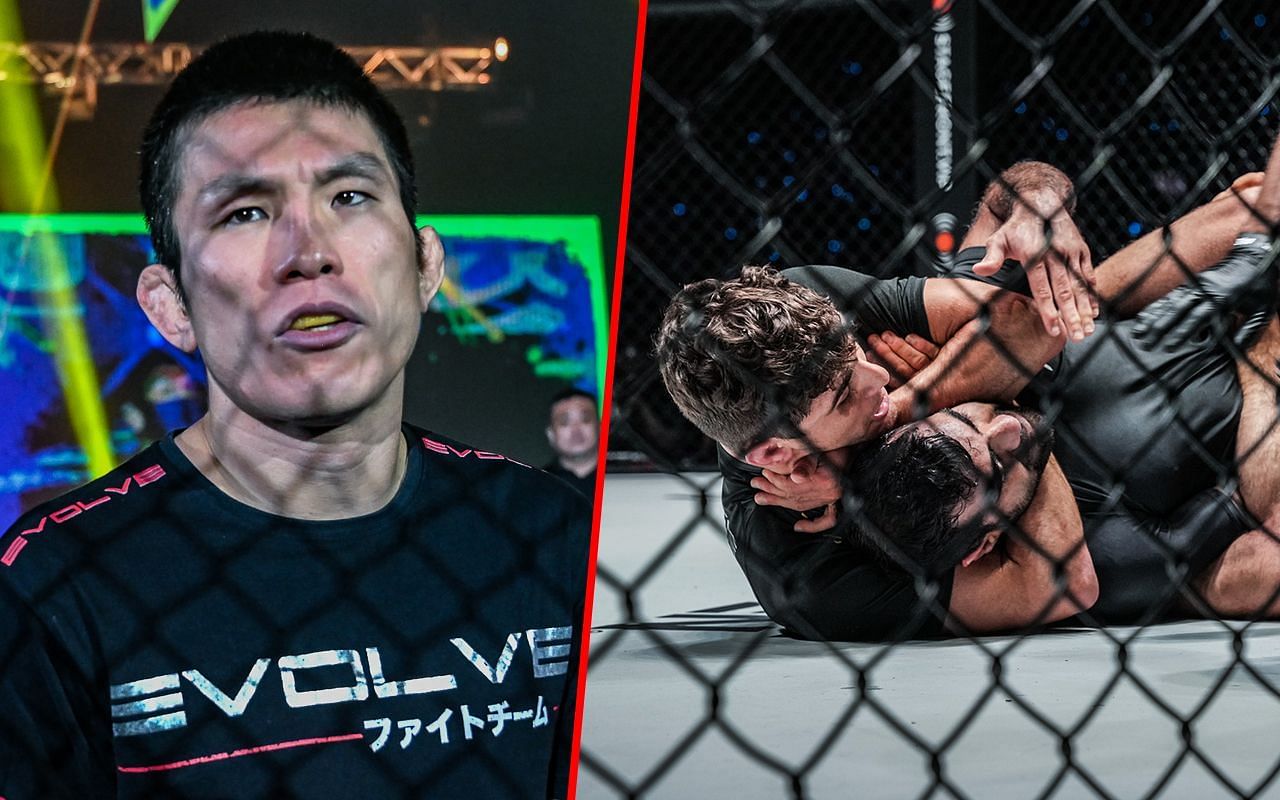 Shinya Aoki and Mikey Musumeci. [Image: ONE Championship]