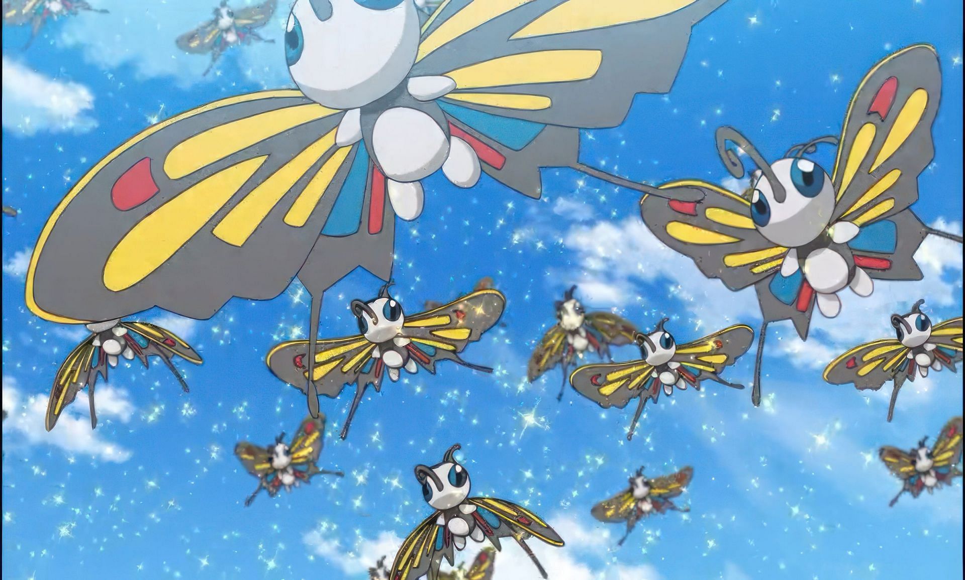 Beautifly, as seen in the anime (Image via The Pokemon Company)