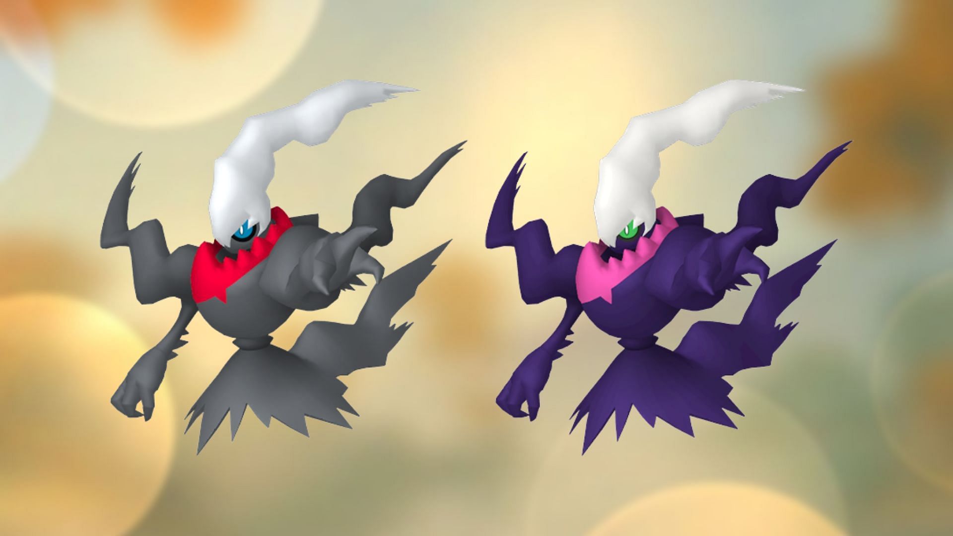 Regular and shiny Darkrai (Image via The Pokemon Company)