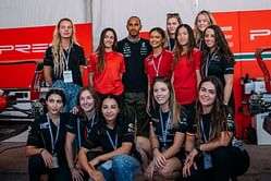 "True leader, supporter, pioneer and fan!": Fans react to Lewis Hamilton meeting F1 academy drivers during the US GP