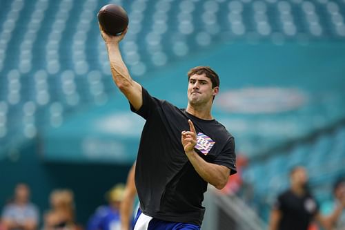 Giants QB at New York v Miami