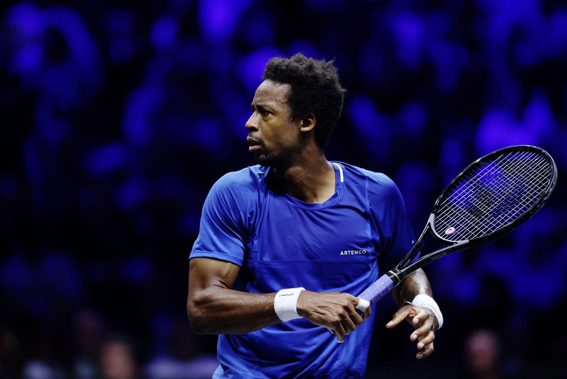 Monfils at the 2023 Laver Cup.