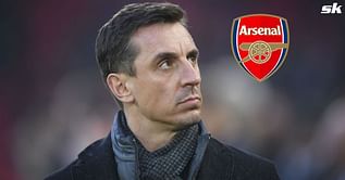 "They hold back" - Gary Neville feels 'erratic' Arsenal duo could cost Gunners Premier League title