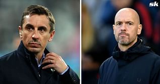 Gary Neville talks about Erik ten Hag's future at Manchester United after 3-0 loss to Manchester City