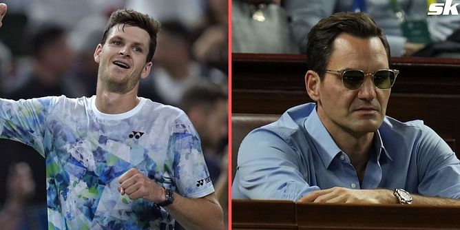 "I forgot to mention Roger Federer... hopefully, he won't take it personally" - Hubert Hurkacz on playing in front of Swiss in Shanghai Masters final