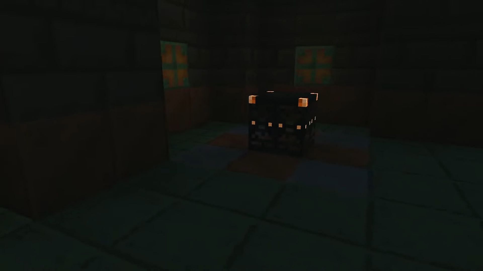 The trial spawner, a new block exclusive to trial chambers (Image via Mojang)