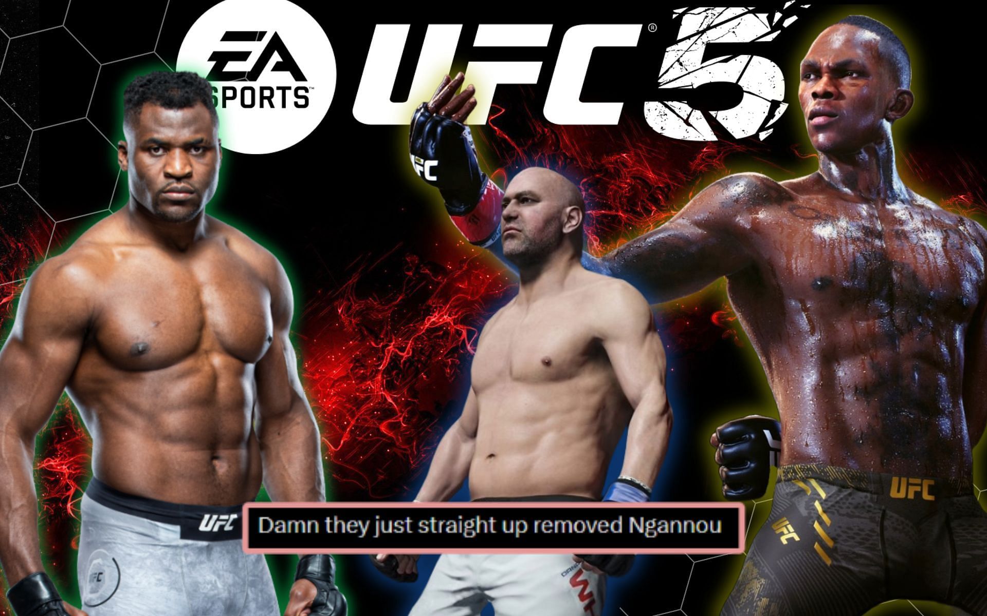 EA Sports UFC 5 removes Francis Ngannou from the game