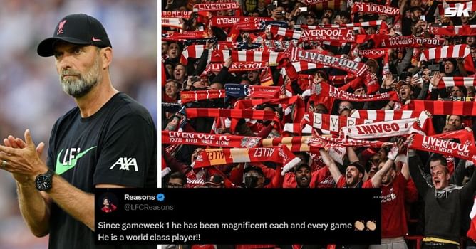 "Best midfielder in the Prem", "Taking that crown from KDB" - Liverpool fans in awe of superstar's sensational performance in 3-0 PL win
