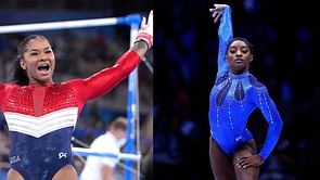 "You continue to inspire so many people" - Jordan Chiles congratulates "bestie" Simone Biles on all-around gold at World Championships