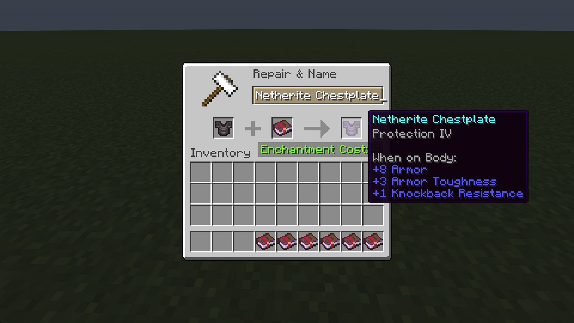 Protection enchantment simply increases the damage prevention power of armor in Minecraft (Image via Mojang)