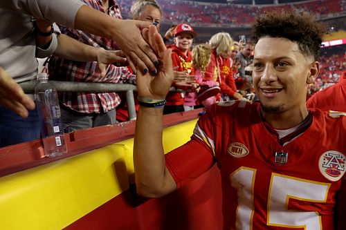 Patrick Mahomes after Denver Broncos v Kansas City Chiefs