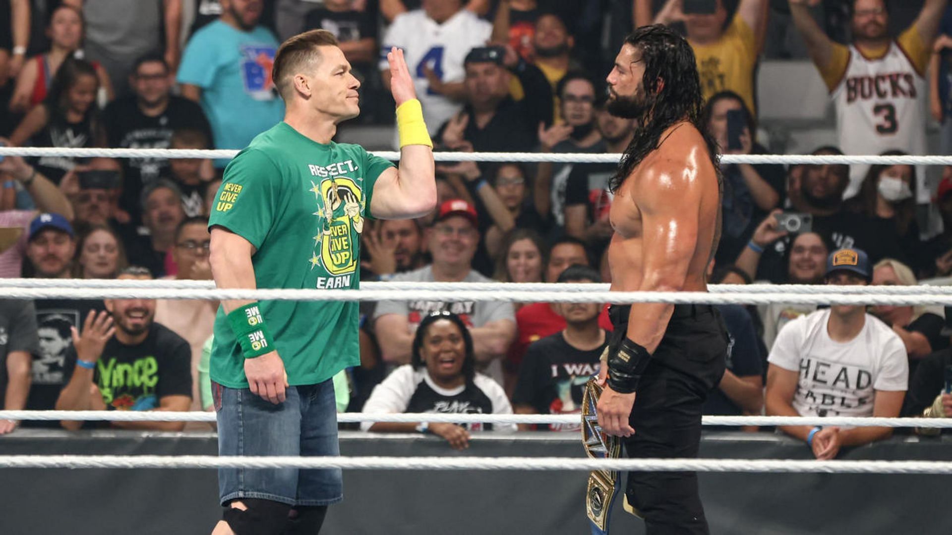 John Cena and Roman Reigns were intense rivals in the past.