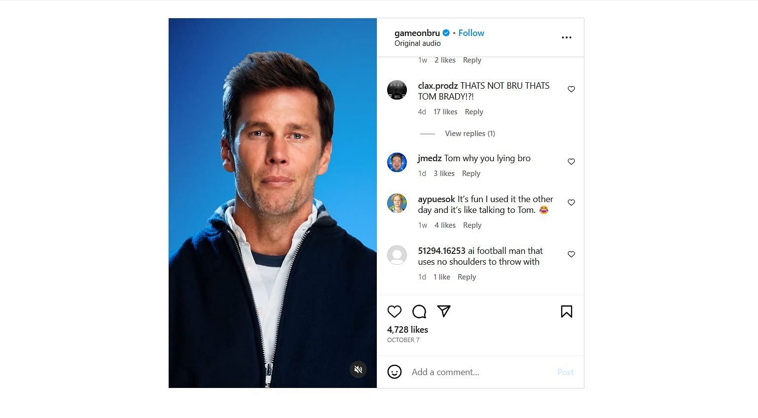 Fans aren&#039;t thrilled with Brady&#039;s AI chatbot.