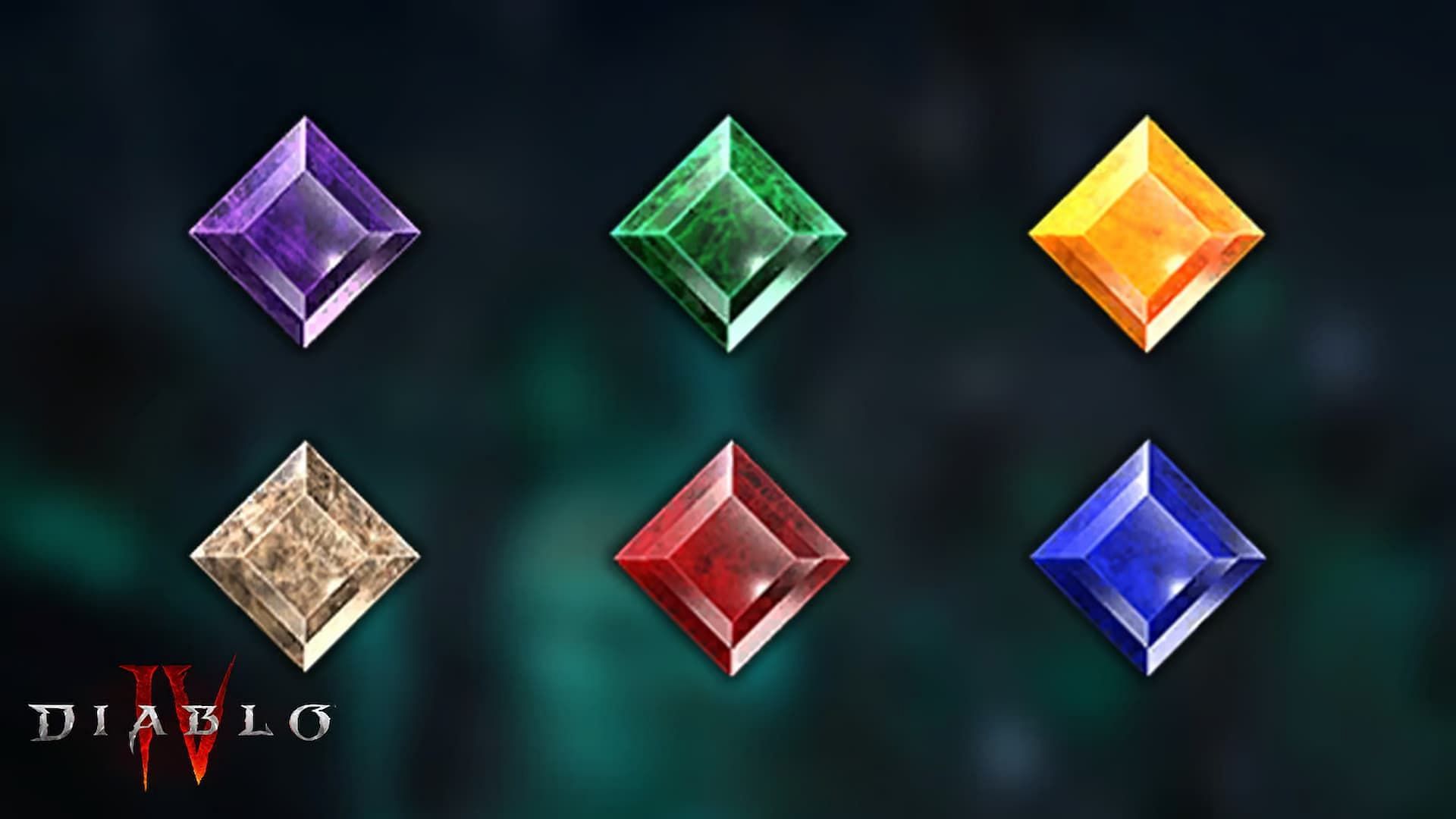 Gems will be replaced with Gem Shards in Diablo 4 Season 2 (Image via Blizzard)