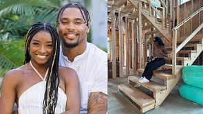 “Can’t decide if this is the hallway of my dreams” - Simone Biles shares fresh glimpses of her new house's progress with Jonathan Owens